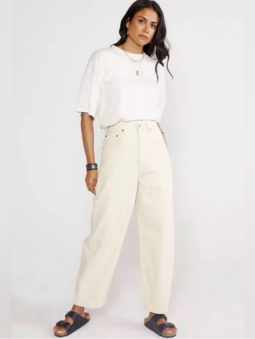 Iris relaxed barrel jeans